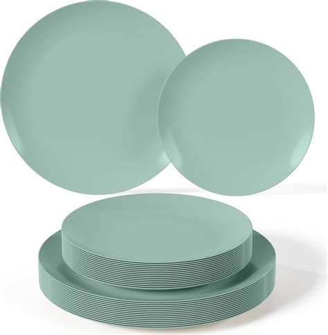 amazon plastic plates|Amazon.com: Trendables Plastic Dinnerware Set Plastic Plates .